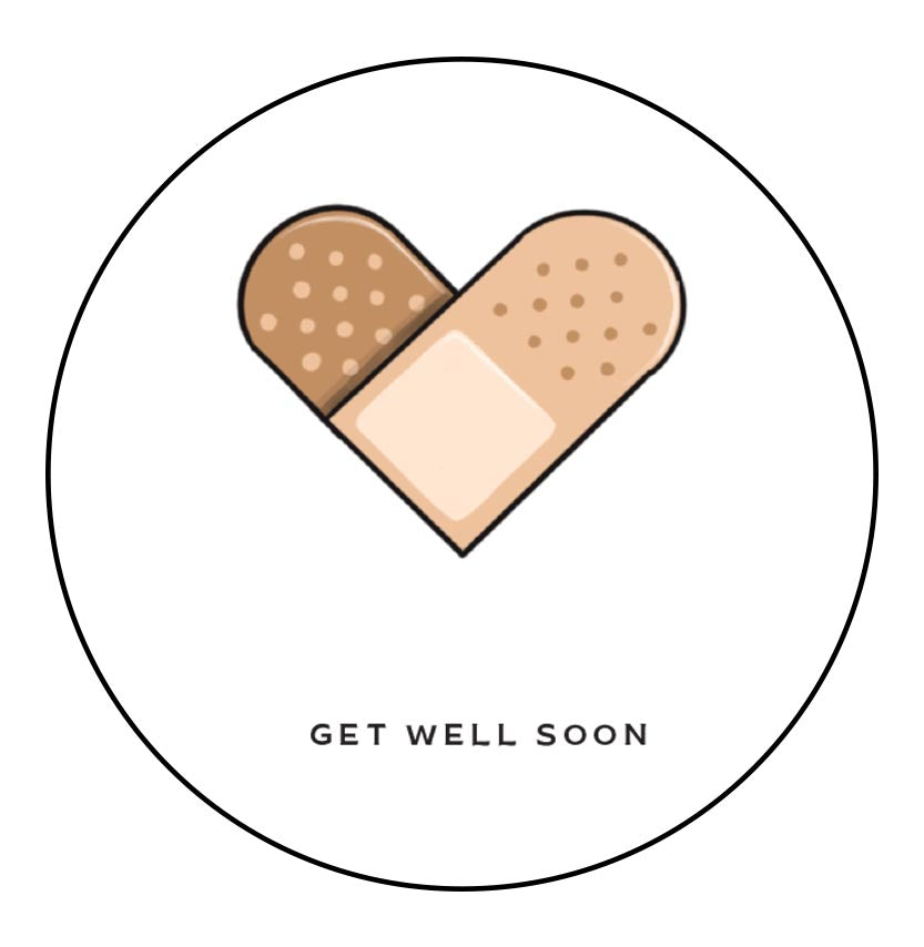 Bandaid Get Well Soon Plantable Greeting Card