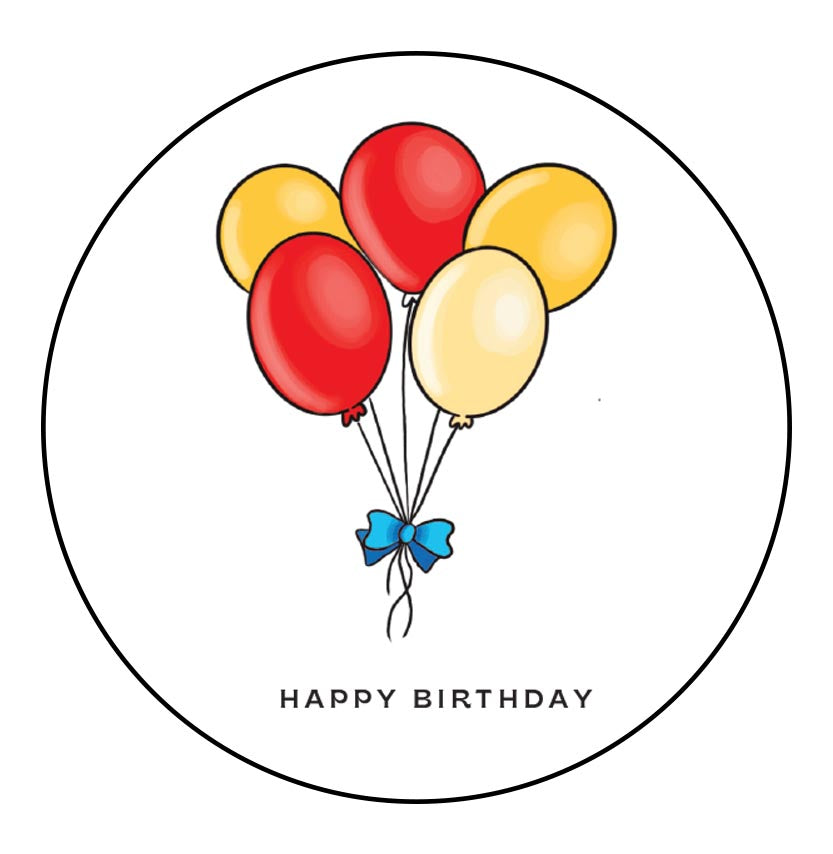 Balloons Birthday Greeting Card