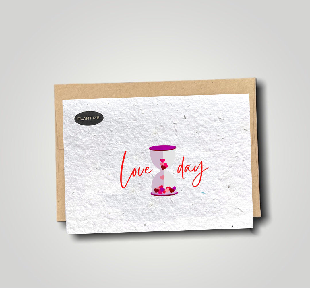 Love Day Plantable Valentines Day Card