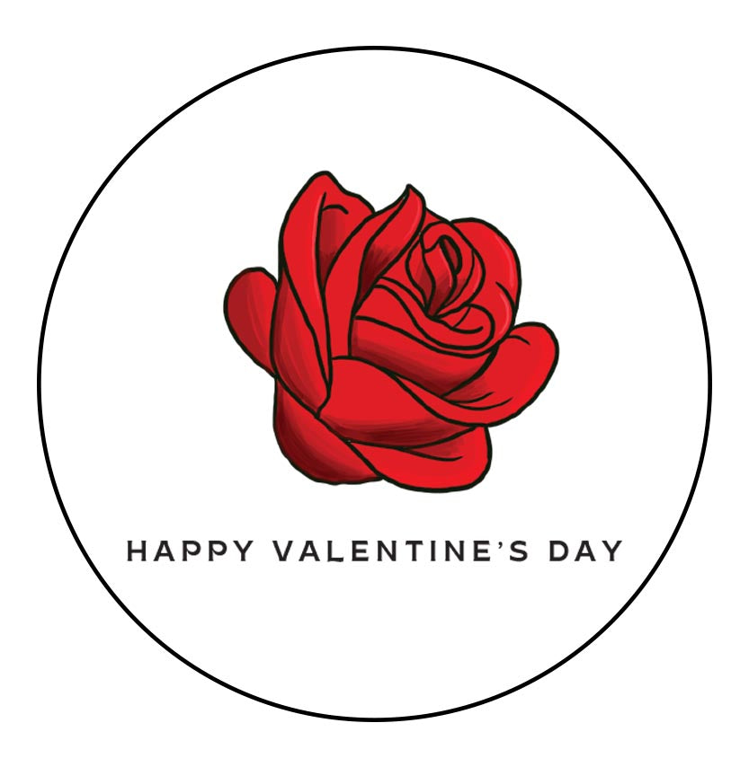 Rose Valentines Day Card