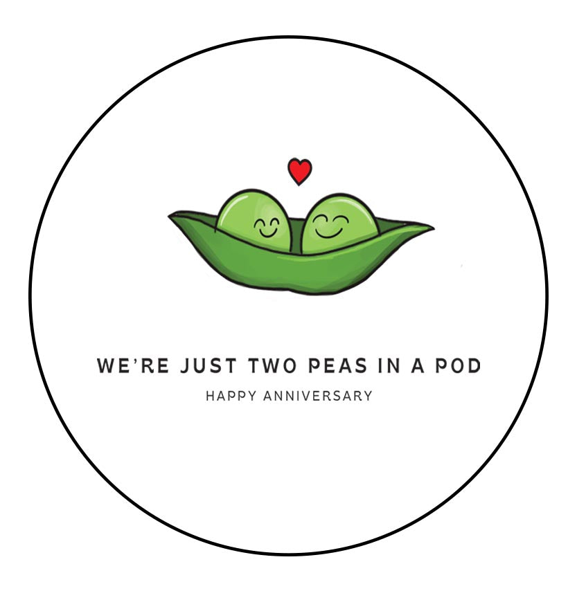 We're Just Two Peas In a Pod Plantable Greeting Card