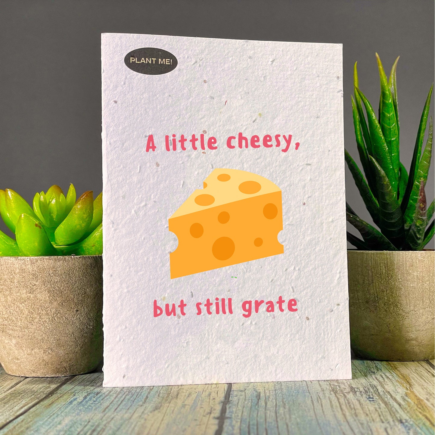 A Little Cheesy, But Still Grate Plantable Greeting Card