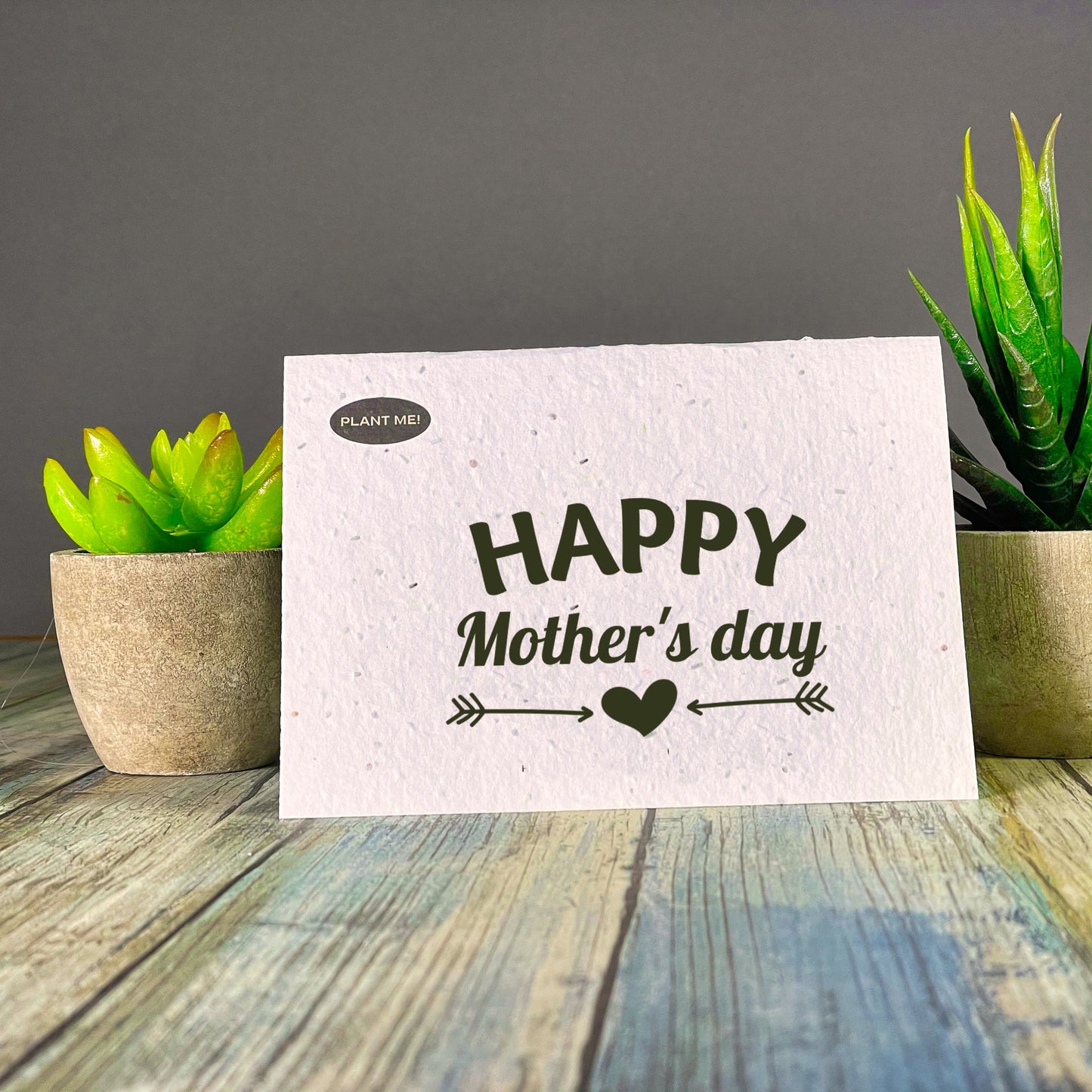 Arrow's & Heart Mothers Day Plantable Greeting Card