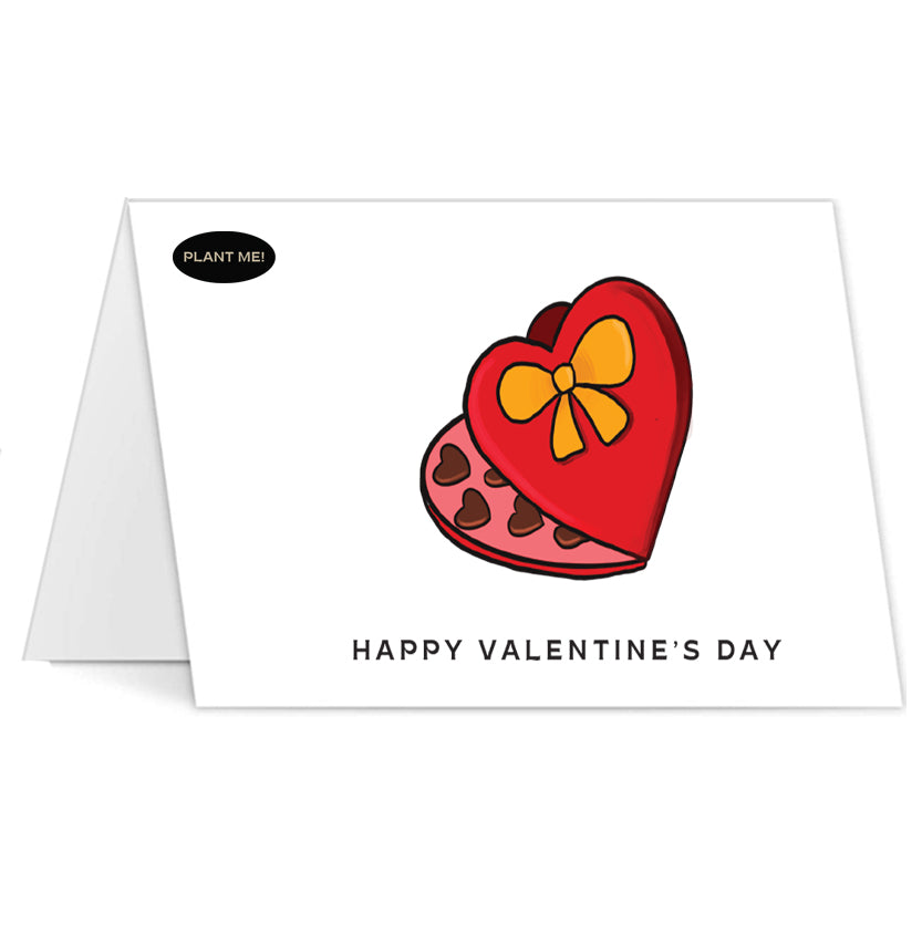 Box Of Chocolates Valentines Day Card