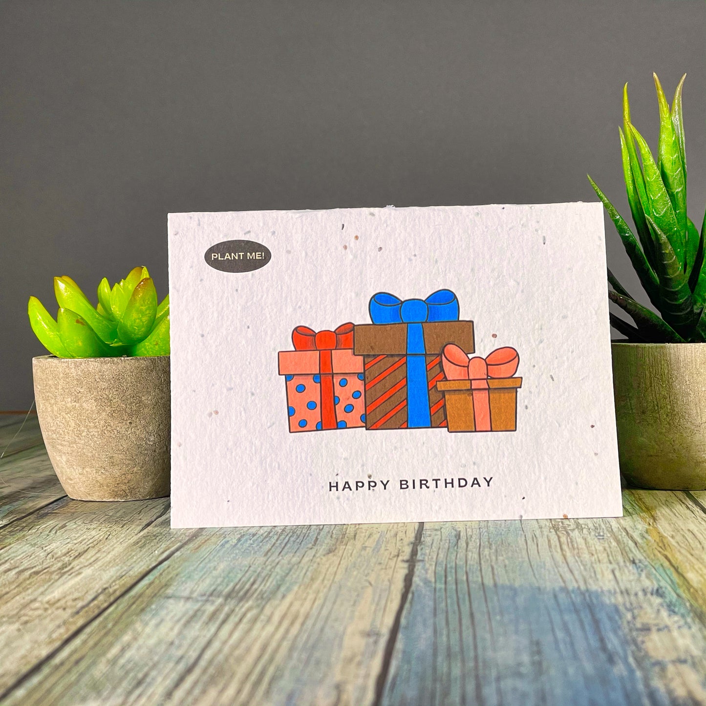 Birthday Presents Plantable Greeting Card