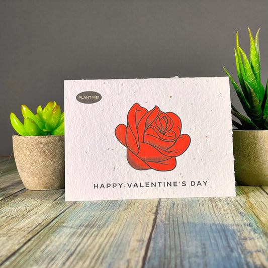 Rose Valentines Day Card