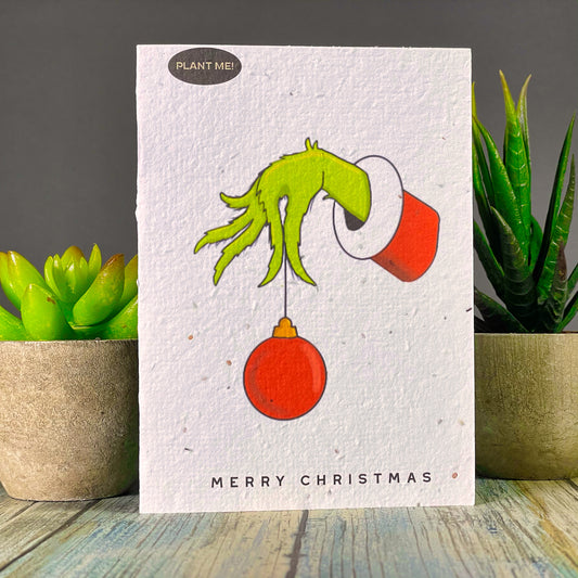 You're a Mean One Plantable Xmas Card