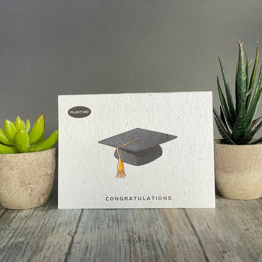 Graduation Congratulations Plantable Greeting Card