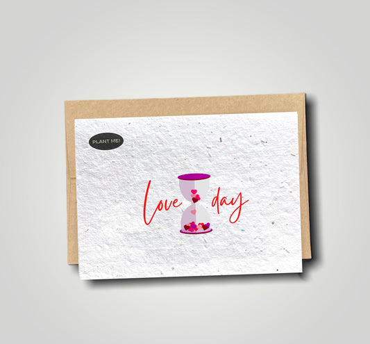 Love Day Plantable Valentines Day Card