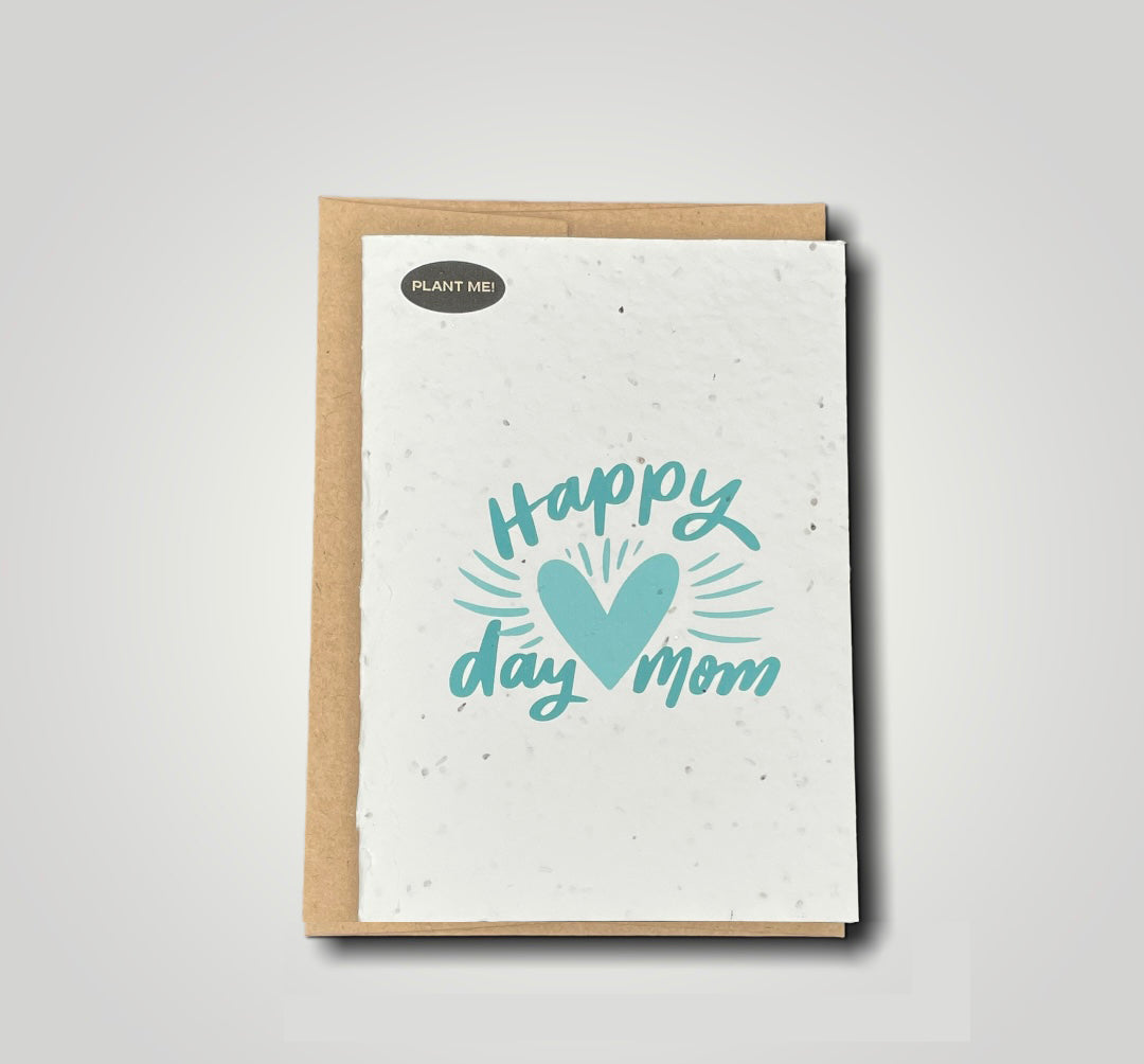Happy Day Mom Plantable Greeting Card