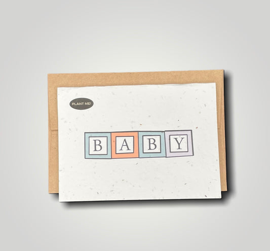BABY Plantable Greeting Card