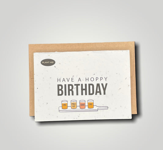 Hoppy Birthday Plantable Greeting Card