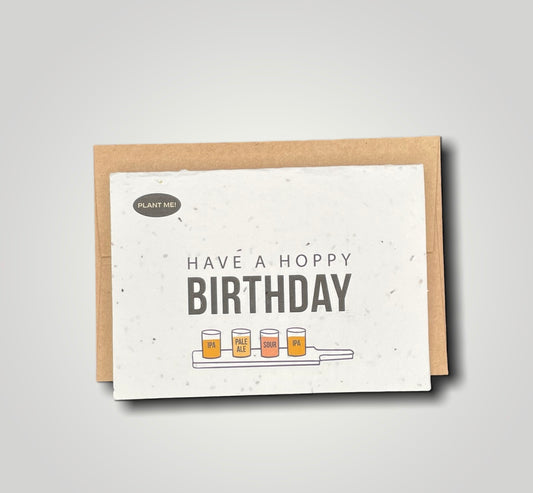 Hoppy Birthday Plantable Greeting Card