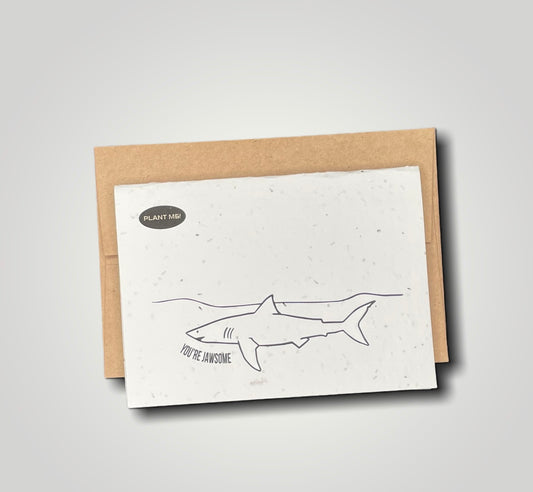 You Are Jawsome Plantable Greeting Card