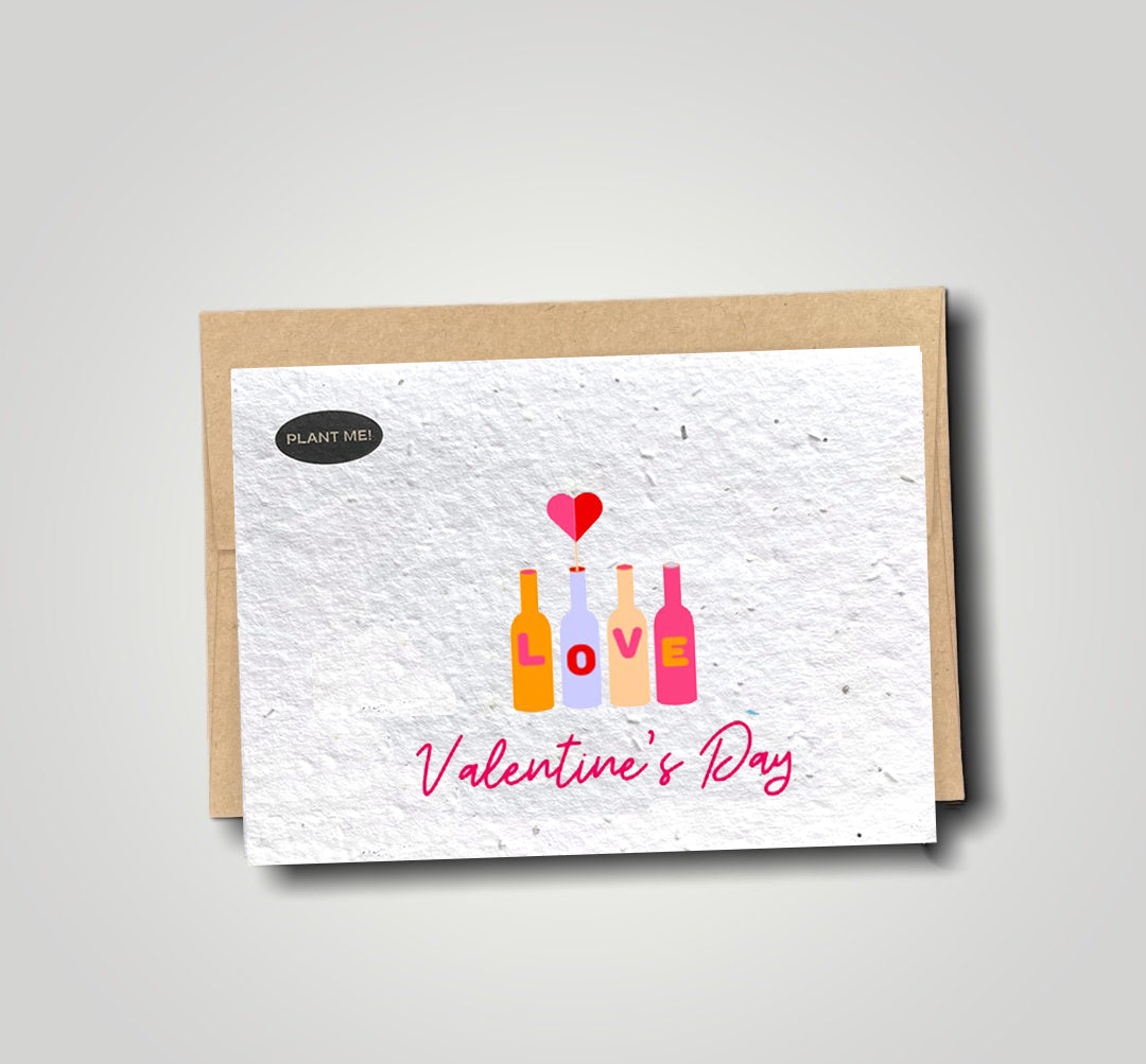 Valentines Day Love Plantable Valentines Day Card