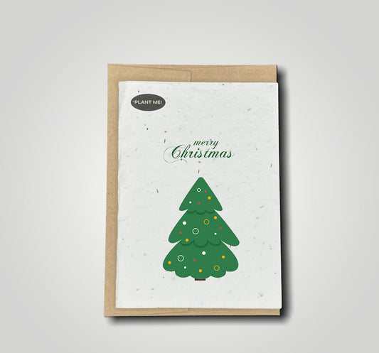 Xmas Tree Plantable Greeting Card