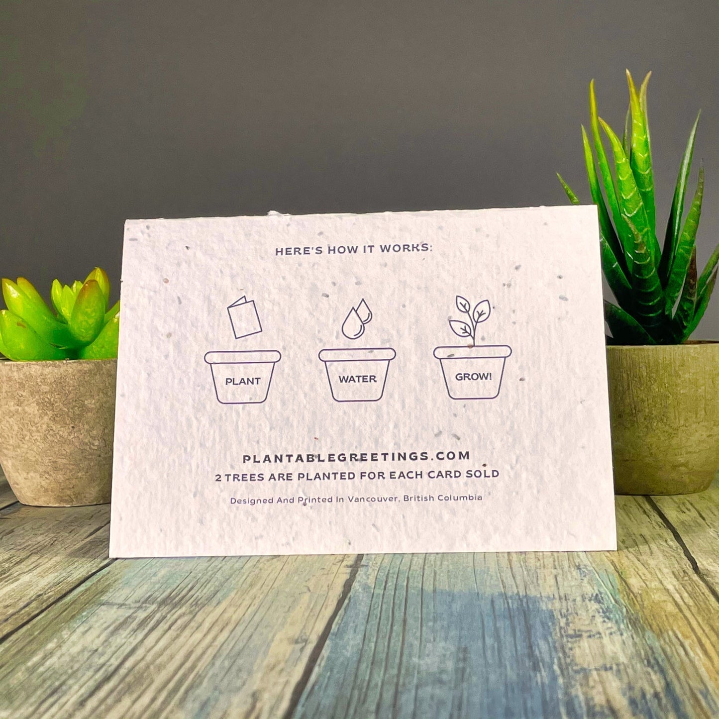 World's Best Mom Coffee Cup Plantable Greeting Card