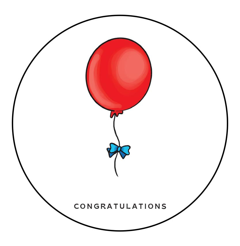 Congratulations Balloon Plantable Greeting Card