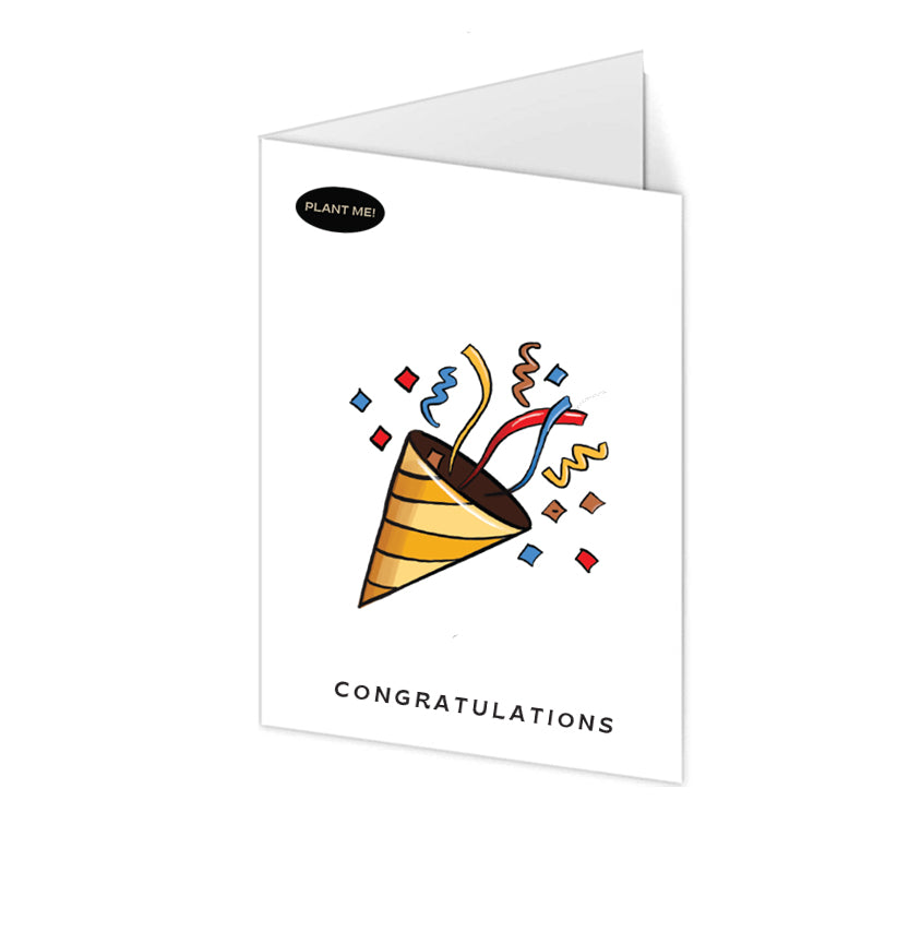 Congratulations Confetti Plantable Greeting Card
