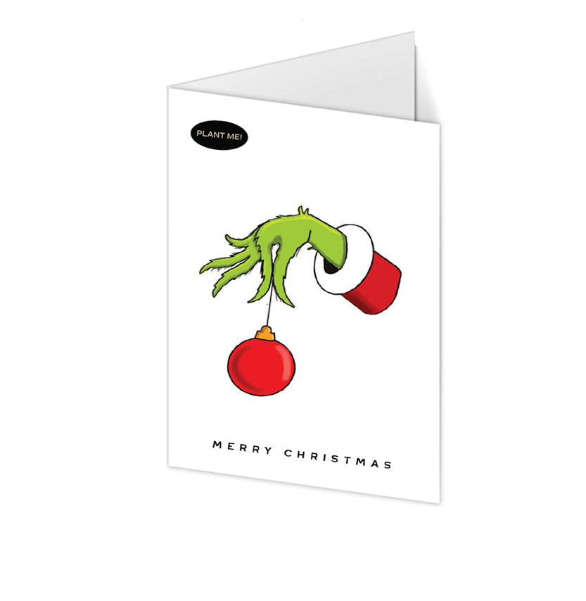 You're a Mean One Plantable Xmas Card